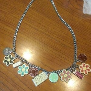 coach charm necklace